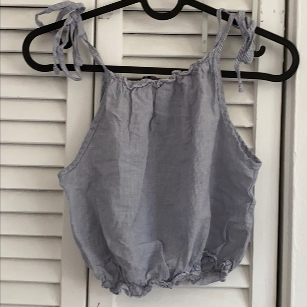 Brandy tie shoulder tank